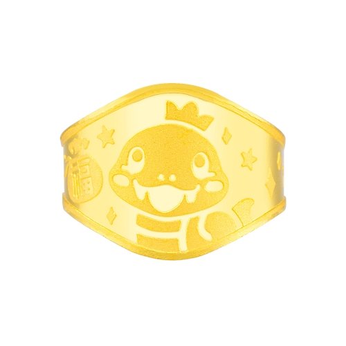 순금 뱀 돌반지 3.75g